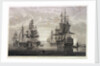 HMS 'Victory', 'Captain', 'Agamemnon', 'Vanguard' & 'Elephant' by Nicholas Pocock