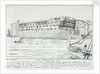 'Temeraire' lying at Rotherhithe by William Beatson