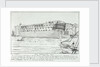 'Temeraire' lying at Rotherhithe by William Beatson