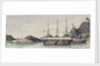 Villegagnon', HMS 'Egmont',  HMS 'Narcissus' and 'Corcavada' by T.C.D. Thompson