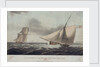 A cutter in chase, off the North Foreland by Thomas Whitcombe