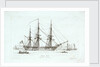 The 'Aurorah' 46 Guns, Portsmouth by Henry Moses