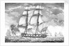 A King's brig in chase of a privateer by William Elmes