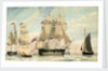 HMS 'Ganges' leaving Spithead on the 8 August 1826 by unknown