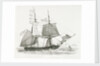 The 'Wolf' (1826) [or (1814)] brig of war (late of the Royal Navy) making Signal and laying to, for a pilot off Dover by Edward William Cooke