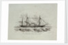 HMS 'Terrible' (the largest War Steamer in the World) by J.T. Wood