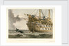 HMS 'Agamemnon' laying the Atlantic telegraph cable in 1858: a whale crosses the line by R. Dudley