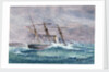 Escape of HMS 'Calliope', Samoa by W. Sutton
