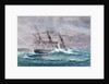 Escape of HMS 'Calliope', Samoa by W. Sutton