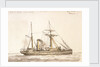 Delta' a Chinese gunboat built 1886 by unknown