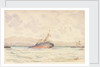 HMS 'Victoria' capsizing boats going to rescue crew by Reginald Graham Gregory