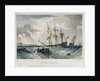 An East Indiaman lying too, for part of her crew by Samuel Owen