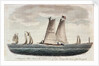 A Virginia pilot-boat with a distant view of Cape Henry at the entrance of the Chesapeake by G. T.