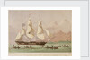 The missionary ship 'Duff' arriving at Otaheite by Kronheim & Co
