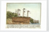 View of the 'Columbus' on the day of her launch, 28 July 1824 by Monogrammist 'FW'