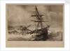 Naufrage du Vaisseau le Superbe dans le port de Paskia, ile de Paros le 15 Decembre 1833 by P. Gilbert
