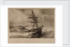Naufrage du Vaisseau le Superbe dans le port de Paskia, ile de Paros le 15 Decembre 1833 by P. Gilbert