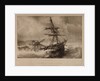 Naufrage du Vaisseau le Superbe dans le port de Paskia, ile de Paros le 15 Decembre 1833 by P. Gilbert