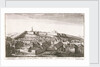 Prospect of y Innerpart of Tangier, with the upper Castle, from southeast by Wenceslaus Hollar