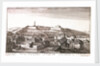 Prospect of y Innerpart of Tangier, with the upper Castle, from southeast by Wenceslaus Hollar