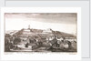 Prospect of y Innerpart of Tangier, with the upper Castle, from southeast by Wenceslaus Hollar