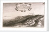 Prospect of y North side of Tangier regarding the mayne sea from the hill as you come from Whitby or the west, toward the Towne by Wenceslaus Hollar