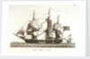 Fregate Anglaise en panne. Plate 29 in Collection de Toutes les Especes de Batimens... 3eme Livraison by Baugean