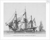 Batimens de transports anglais embarquant des effets militaires. Plate 32. in Collection de Toutes les Especes de Batimens... 3eme Livraison by Baugean