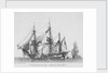 Batimens de transports anglais embarquant des effets militaires. Plate 32. in Collection de Toutes les Especes de Batimens... 3eme Livraison by Baugean