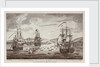 Attack by the British Fleet at Port Andre, on the Island of Belle Isle, 8 April 1761 by R. Short