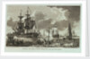 Twelve Views of His Majesty's Ships, &c. in Different Situations. A Calm, with Ships at Anchor, drying their Sails after Wet weather by unknown