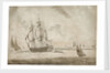 The privateer 'Active' passing Tilbury with a fresh breeze by unknown