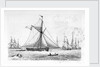 Blackwall Reach with the 'Columbus' in the distance by Chatfield & Coleman