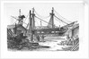 A West Indiaman in Cox & Curlin's yard Limehouse by Chatfield & Coleman