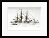 Sketches of Shipping in Portsmouth Harbour, Drawn and Etched by Henry Moses. Aurora 46 Gns. Portsmouth by Henry Moses