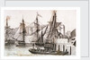 London Docks by Henry Moses