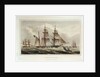 Six views of the 'Columbine' and The Experimental Squadron. Plate No. 5 by Henry Moses