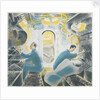 Diving controls while submerged by Eric Ravilious