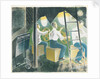 Diving controls two, three men at controls by Eric Ravilious