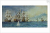 The Battle of Trafalgar (Santissima Trinidad) by William Lionel Wyllie