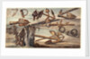 Rusted Kedge anchors by William Payne