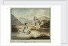 'Welsh Corricles': two young gentlemen take to the water in their coracles by WAE
