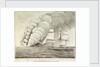 Volcano in the sea, as seen from His Majesty's Ship 'Sabrina', off the Azores, June 19th 1811 by John William Miles