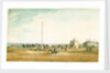 View of coastal batteries, possibly Gun Hill, Southwold, Suffolk by Henry Davy