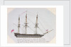 Sketch of HMS 'Russel' by unknown