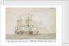 The Battle of the Glorious First of June, 1794; the 'Marlborough' engaged with two French ships (No.2) by Nicholas Pocock