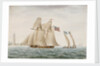 American schooner 'Thetis' in 1794 - Coast of Virginia by G. T.