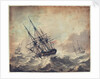 An English frigate in distress by John Harris