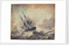 An English frigate in distress by John Harris