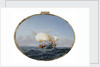 Lateen-rigged fishing boat, Gozo by Maltese School
